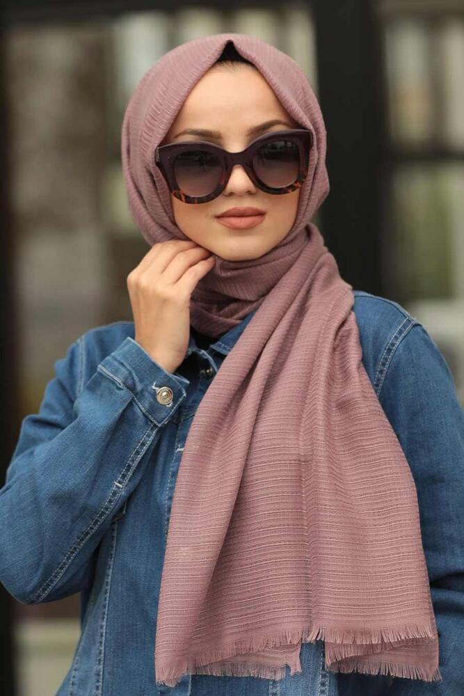 Rose Poussiéreuse - Neva Style - Chale - 7499GK - 1