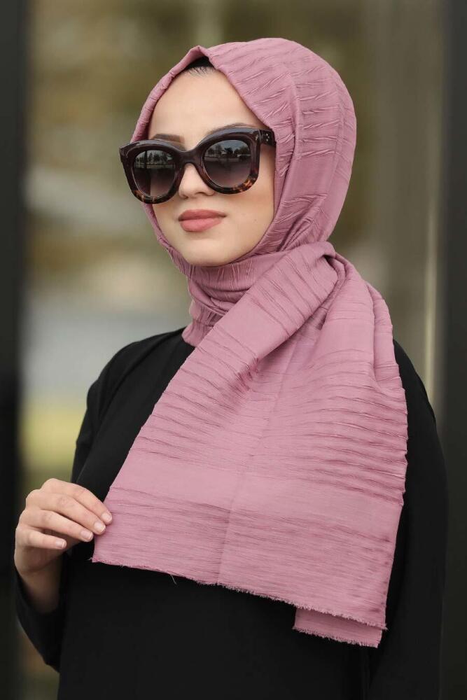 Rose Poussiéreuse - Neva Style - Chale - 7504GK - 1