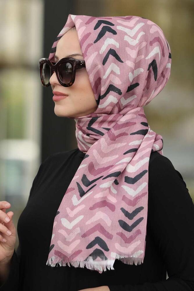 Rose Poussiéreuse - Neva Style - Chale - 7516GK - 1