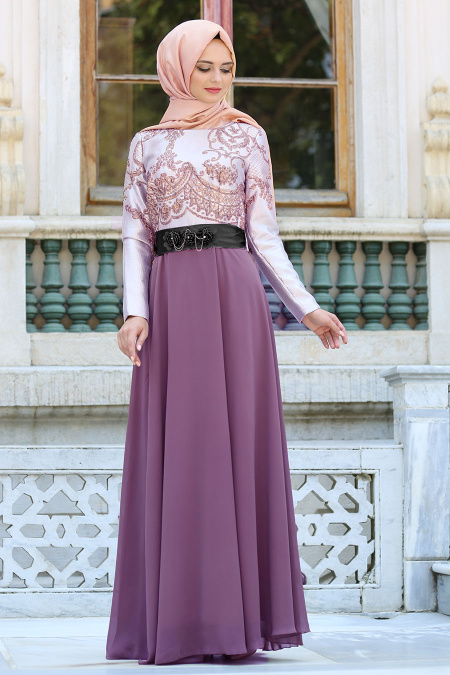 Rose Poussiéreuse- Neva Style - Robes de Soirée 2727GK