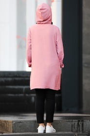 Rose Poussiéreuse-Neva Style-Tunique Hijab-10079GK - Thumbnail