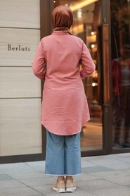 Rose Poussiéreuse - Neva Style - Tunique Hijab - 5750GK - Thumbnail