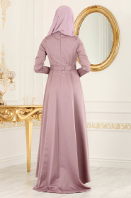 Rose Poussiéreuse - Puane - Robes de Soirée 8071GK - Thumbnail