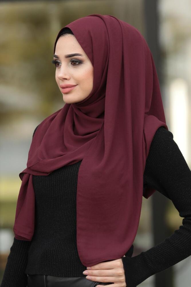 Rouge Bordeaux - Neva Style - Soie De Medine - 7513BR - 1