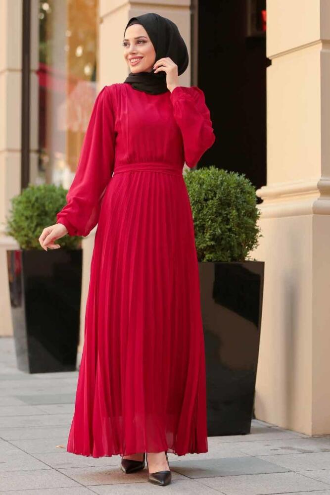 Rouge Bordeaux - Tuay - Robe Hijab - 30760BR - 2
