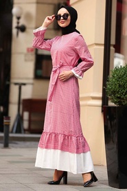 Rouge - Nayla Collection - Robe Hijab - 42790K - Thumbnail