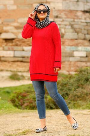 Rouge - Neva Style - Hijab Knitwear Tunic 15489K - 1