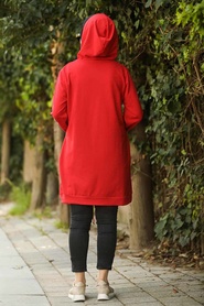 Rouge - Neva Style - Sweat-shirt et tunique - 41232K - Thumbnail