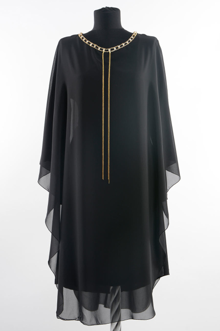 S-VUP - Black Hijab Tunic 101S