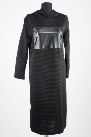 S-VUP - Black Hijab Tunic 7402S - 1