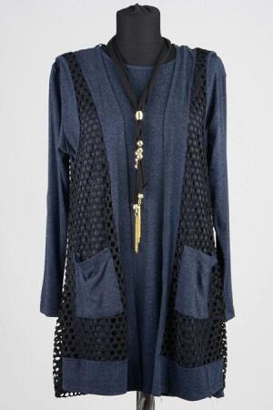 S-VUP - Blue Hijab Tunic 7109M - 1