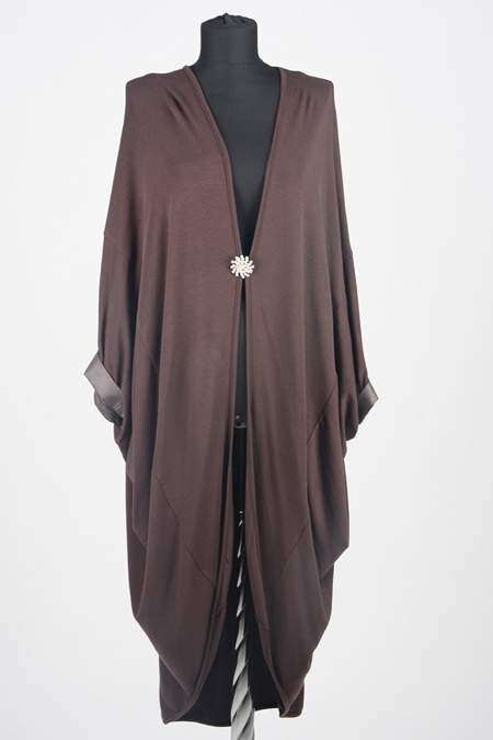 S-VUP - Brown Hijab Cardigan 7207KH