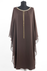 S-VUP - Brown Hijab Tunic 101KH - Thumbnail