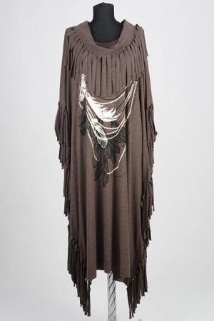 S-VUP - Brown Hijab Tunic 7323KH - 1