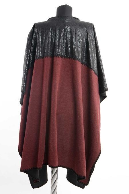 S-VUP - Claret Red Hijab Cloak 7366BR - 2