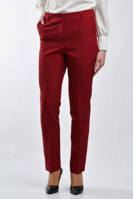 S-VUP - Claret Red Hijab Trousers 1884BR
