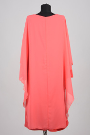 S-VUP - Coral Color Hijab Tunic 101MR - Thumbnail
