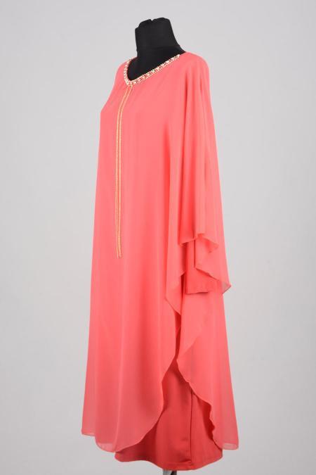 S-VUP - Coral Color Hijab Tunic 101MR - 2