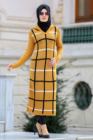 S-VUP - Mustard Hijab Tunic 3326HR - Thumbnail