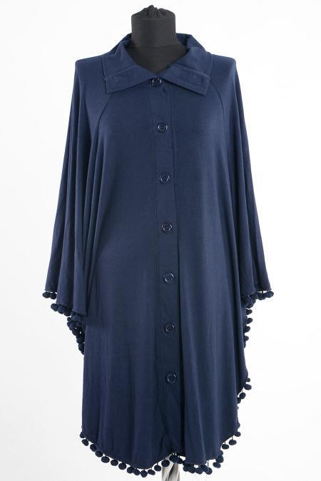 S-VUP - Navy Blue Hijab Cloak 7377L - 1