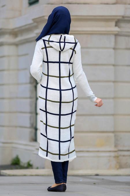 S-VUP - Navy Blue Hijab Tunic 3326L - 2