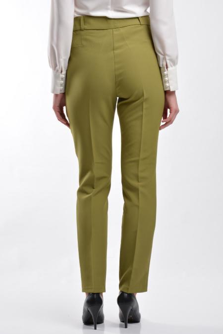 S-VUP - Oil Green Hijab Trousers 1886YY - 3