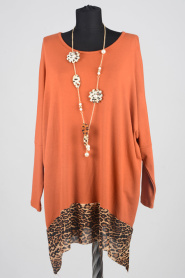 S-VUP - Orange Hijab Tunic 7322T - Thumbnail