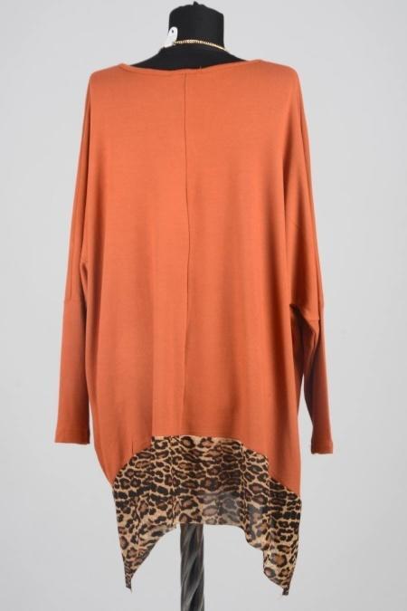 S-VUP - Orange Hijab Tunic 7322T - 3