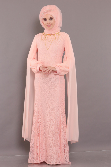 Saumon - Nayla Collection - Robes de Soirée 40180SMN