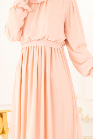 Saumon - Nayla Collection - Robes de Soirée 4147SMN - Thumbnail