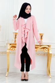 Saumon-Neva Style - Cardigan Hijab 52740SMN - Thumbnail