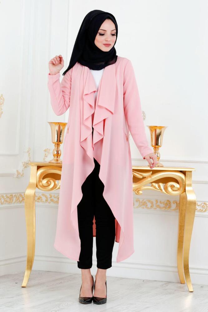 Saumon-Neva Style - Cardigan Hijab 52740SMN - 1