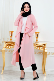 Saumon-Neva Style - Cardigan Hijab 52740SMN - Thumbnail