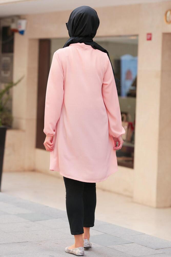 Saumonc- Nayla Collection - Tunique Hijab 40731SMN - 2
