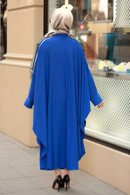 Sax Blue Hijab Poncho 5148SX - Thumbnail