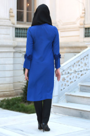 Sax Blue Hijab Tunic 2986SX - Thumbnail