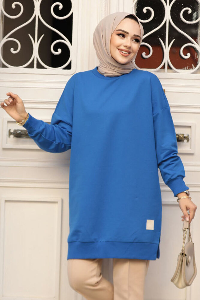 Sax Mavisi Tesettür Tunik 30644SX - 1