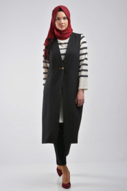 Skirt - Black Hijab Skirt 5038S - Thumbnail