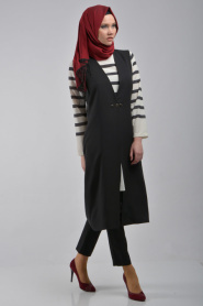 Skirt - Black Hijab Skirt 5038S - Thumbnail
