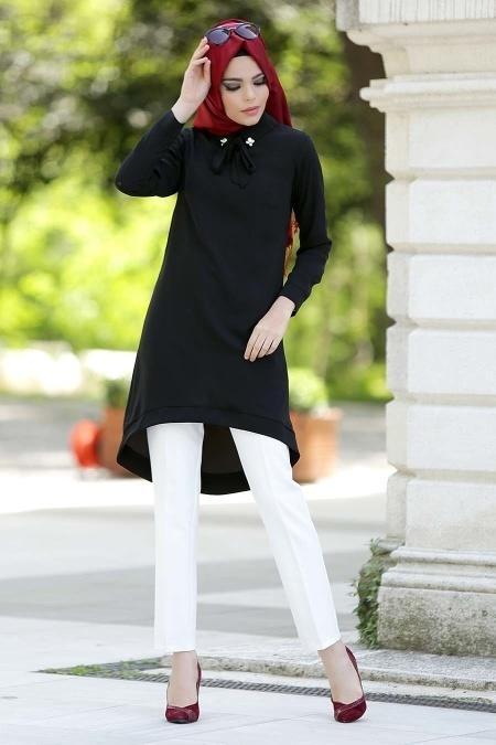 STILL - Black Hijab Tunic 5520S - 3