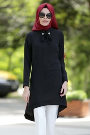 STILL - Black Hijab Tunic 5520S - Thumbnail