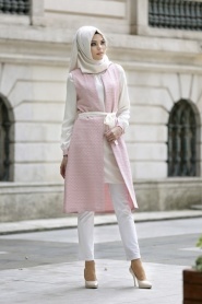 STILL - Powder Pink Hijab Suit 5512PD - Thumbnail
