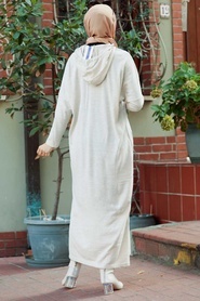 Stone Hijab Dress 3121TAS - Thumbnail
