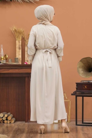 Stone Hijab Dress 3307TAS - 2