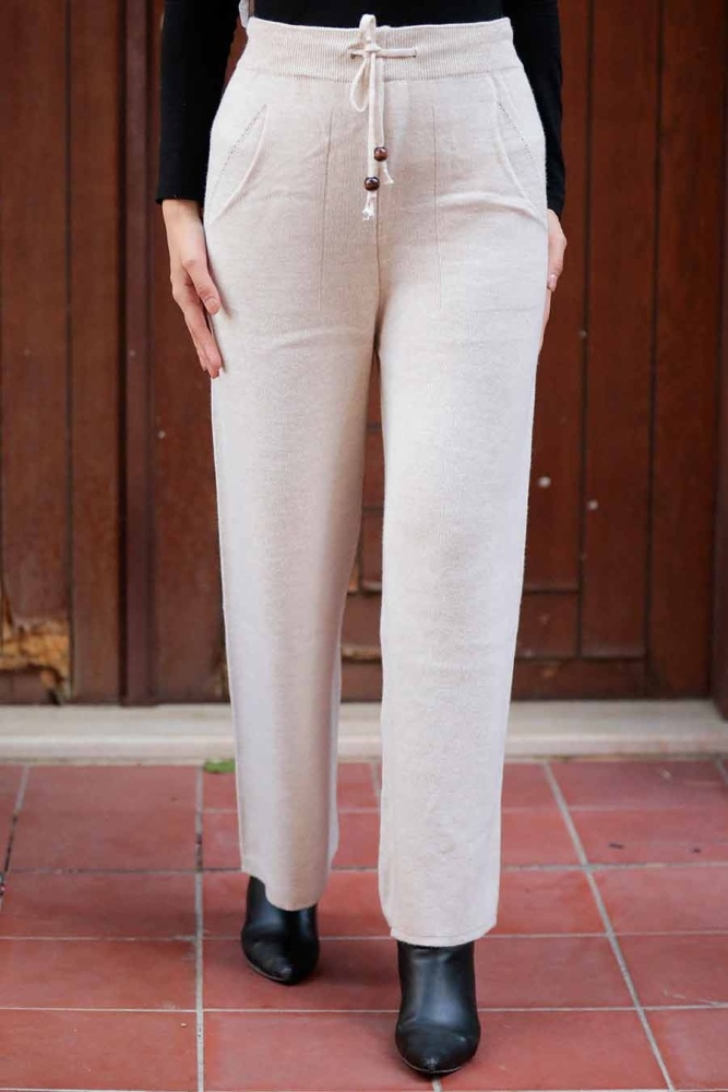 Stone Hijab Trousers 3107TAS - 1