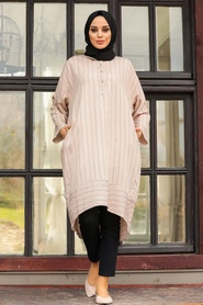 Stone Hijab Tunic 5350TAS - Thumbnail