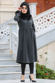Suit - Black Hijab Suit 53310S - Thumbnail