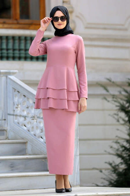Suit - Dusty Rose Hijab Suit 42050GK
