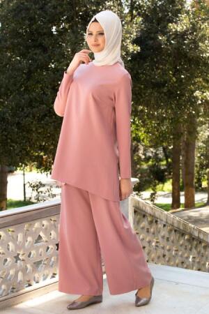 Suit - Dusty Rose Hijab Suit 52460GK - 1