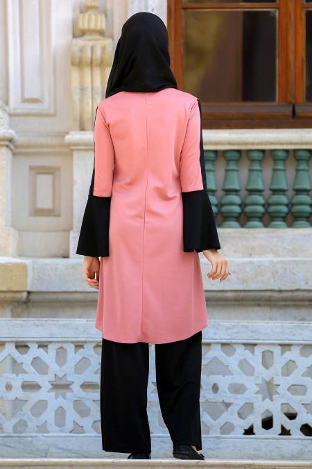 Suit - Dusty Rose Hijab Suit 53240GK - 2